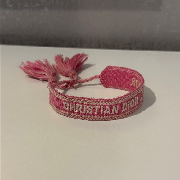 MOVING SALE Christian Dior Pink J'Adior Woven Friendship Bracelet - Picture 3 of 7